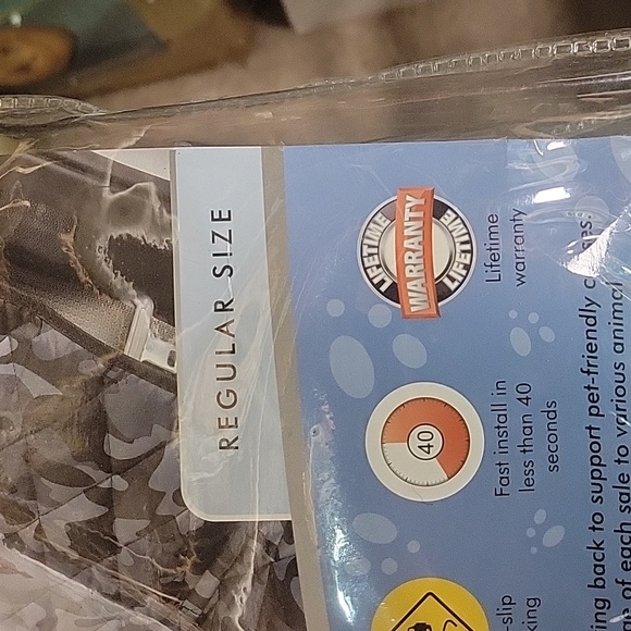 MONEY DONATED TO SPCA 4knines Split rear seat cover for cars, trucks and S.U.V - Picture 3 of 7